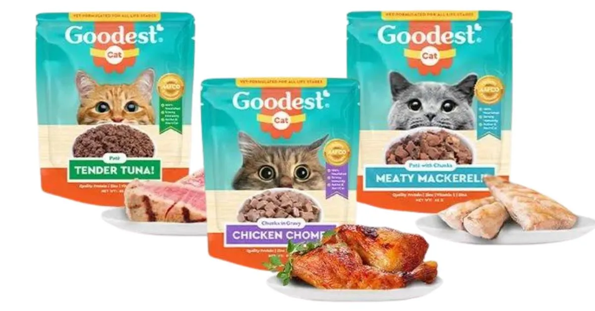 all three Goodest products for Goodest cat food review