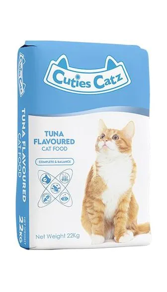 22kg sack of Cuties Catz Tuna Flavored (Sky Blue) dry cat food